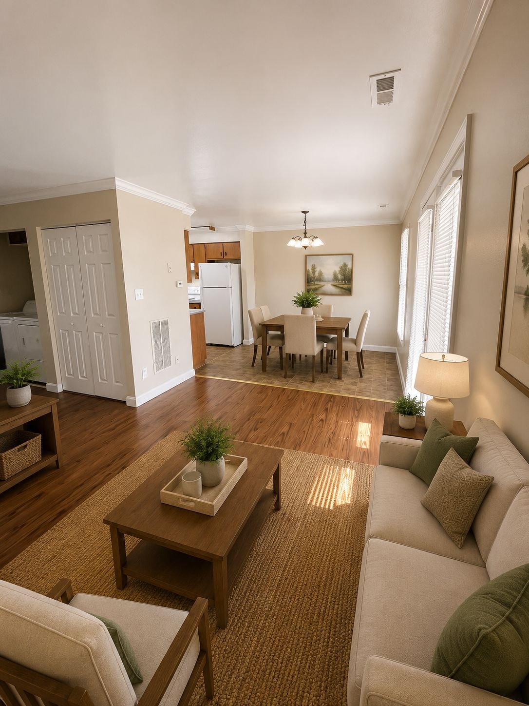 Living & Dining at Oak Estates